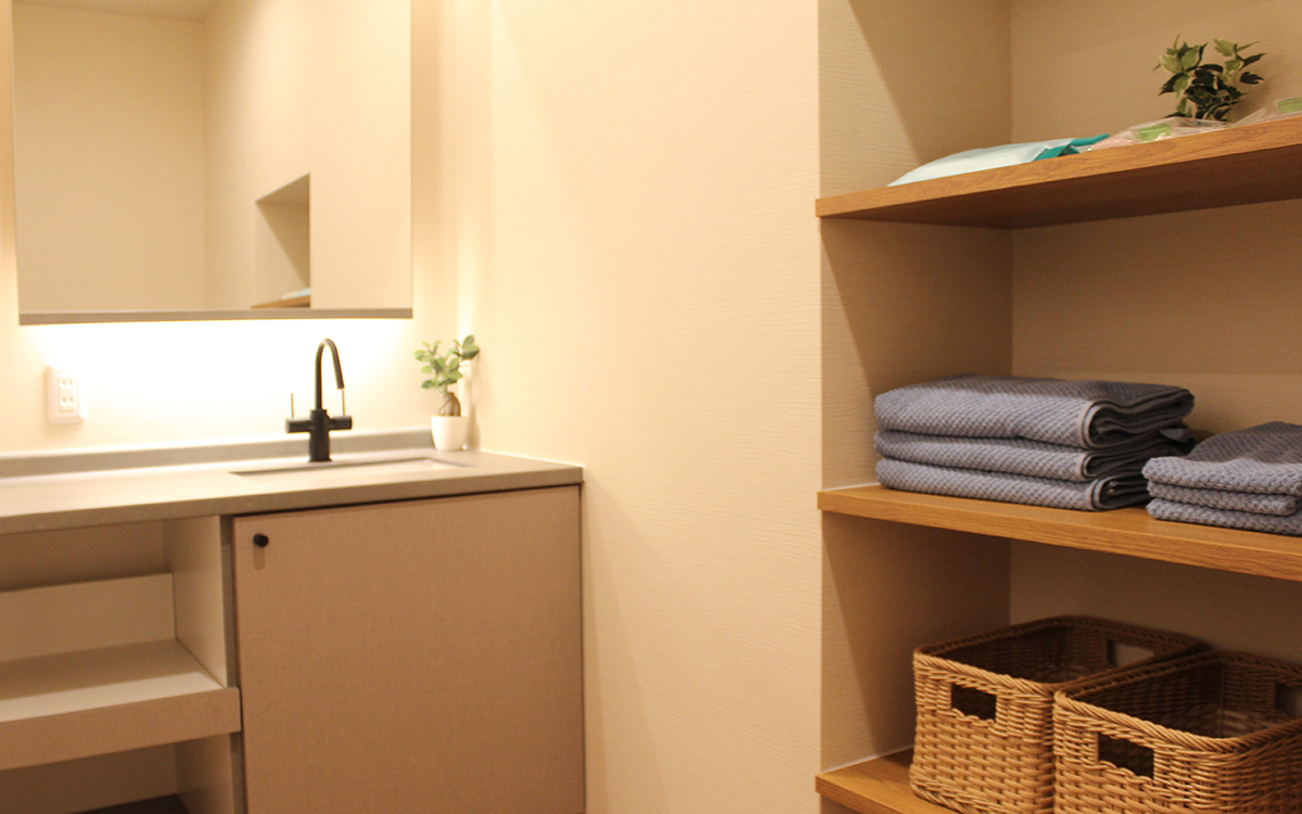 家族葬・直葬の心響/芦屋和順閣斎場 洗面室写真